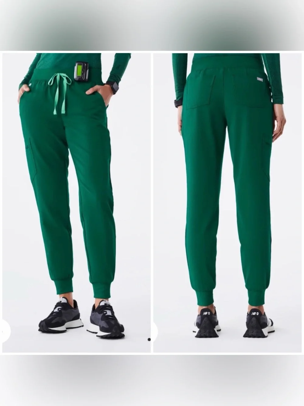 Figs Hunter Green Zamora Joggers Women (Size M/P)